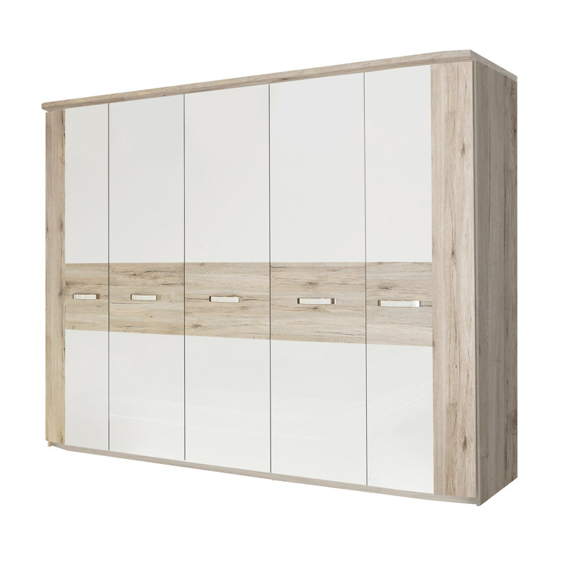 Mickie 5 Door Manufactured Wood Wardrobe