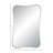 Metal Wavy Wall Mirror