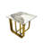 Rectangular End Table With Sintered Stone Top-1683352052