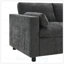 Canapé modulaire modulaire en chenille en U avec poches de rangement et repose-pieds mobile, parfait pour les espaces de vie modernes et confortables.-129410536