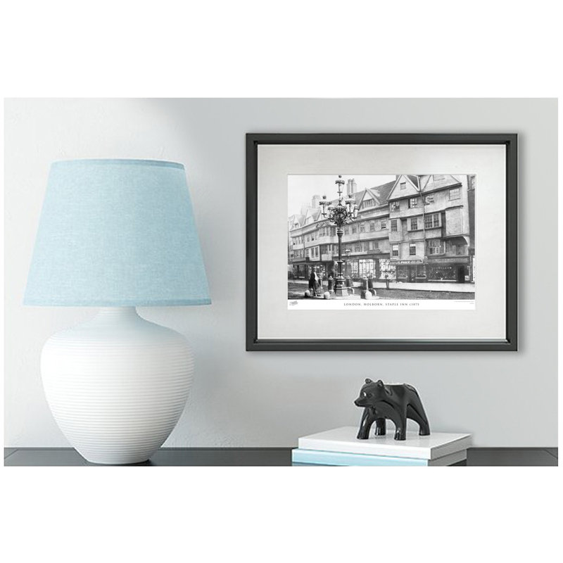 London, Holborn, Staple Inn C1875 by Francis Frith - Single Picture Frame Print, 40cm H x 50cm W x 2.3cm D