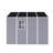 8X8ft Resin Storage Shed, High Quality Pp Material, Strong Structure, Waterproof, Rust And Uv Proof, Large Storage Space, 12Mm Thick Pp Board, Hd Window Lighting-121499205