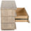 Bergamot 3 - Drawer Solid Wood Dresser