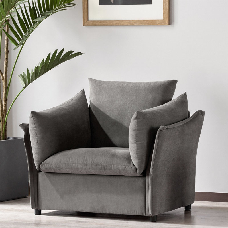 Fauteuil surdimensionné Modern Chenille