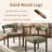 Upholstered Dining Barrel Chair Set of 2, Extra-Wide 20” Seat, Deep Cushioned Comfort, Plush Fabric, Solid Wood Legs-697240347