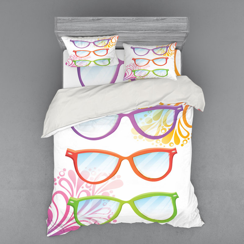 Indie Polyester Duvet Cover, Queen Duvet Cover + 3 Additional Pieces