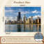 Papier peint adhésif autocollant amovible Chicago Skyline-129575997