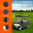 Golf Cart Enclosure, Polyester Driving Enclosure, Club Car Covers Universal Fits For 2+2 Passenger Golf Carts, Sunproof And Dustproof Outdoor Cart Cover-119014359-119014358