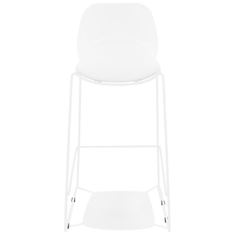 Crispo Counter Stool, White