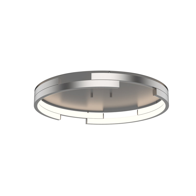 Anello Minor LED Flush Mount, Brushed Nickel