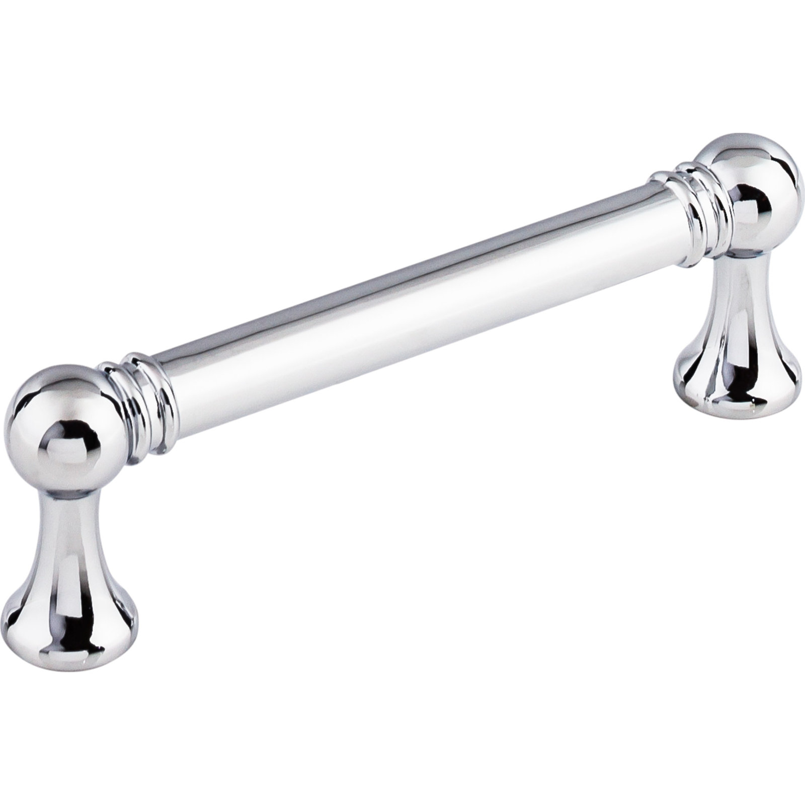 Kara Bar Cabinet Pull, Polished Chrome, 3 3/4"