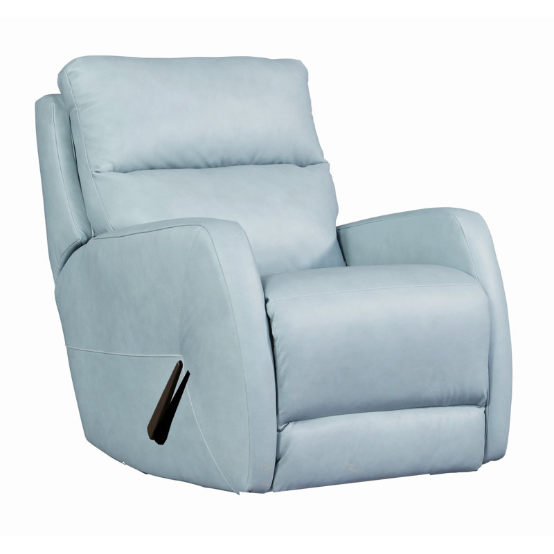 Fauteuil inclinable en cuir Esprit, Monaco polaire, Bascule manuelle / pivotante
