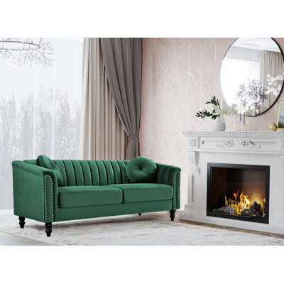 Drevin 75.2'' Velvet Sofa