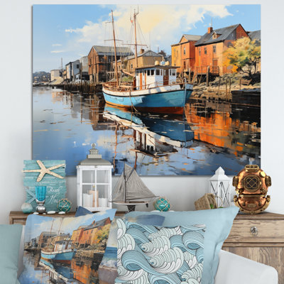 " Port Wharfside Reflections An II "