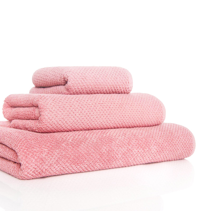 Bee Waffle Hand Towel, Blush
