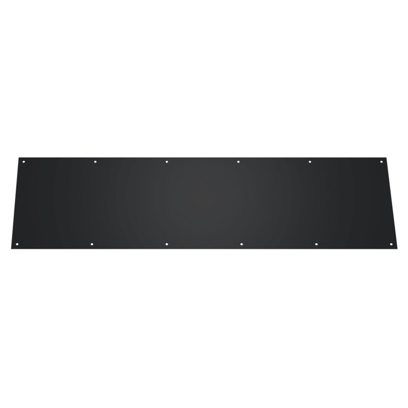 Deltana KP1034U19 KP1034 Kick Plate 10" x 34" Stainless Steel Paint Black