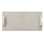 Karoo Tray - Cream Cow Hide w/ Warthog Tusk Handles
