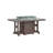 Berlin Gardens Garden Classic 96″ Fire Pit Counter Height Dining Table-120370718-120370869