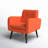 Almeda 29.75'' W Tufted Polyester Armchair with Solid Wood Legs-89032445