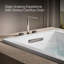Underscore 66" x 32" Drop In or Undermount Heated Whirlpool Acrylic Bathtub with Heater-1411208840
