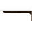 2"W x 18"D x 6 1/2"H Embrey Steel Bracket, Antiqued Brass-64105826-64105832