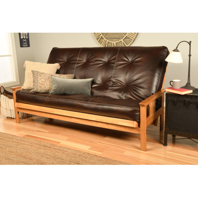 Johnte Queen 86" Futon Frame and Mattress