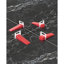 Tile Leveling System Clips 2200PCS 1/16" 1.5mm Floor Wall Spacer Tiling Tool Set