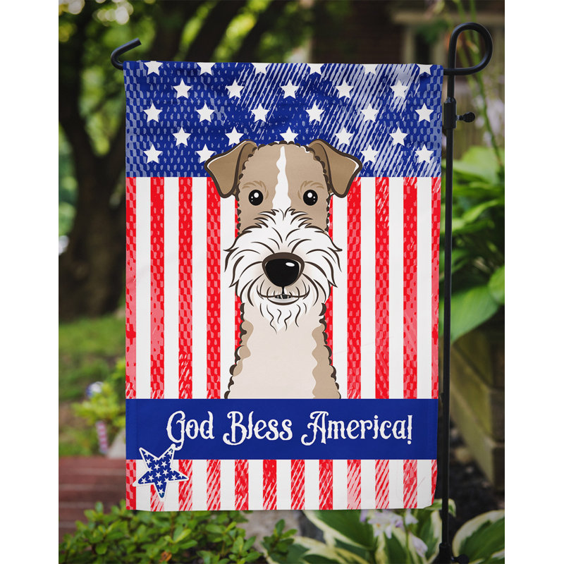 Drapeau de jardin Leighanne, Fox-terrier