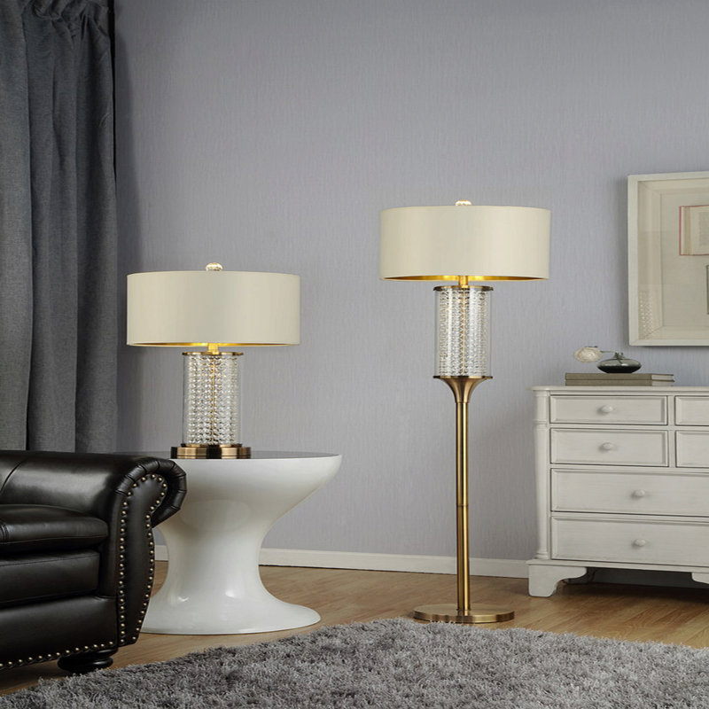 Lampe sur pied en cristal 62,25 pouces Pluviam