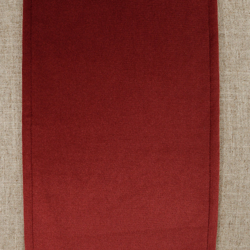 Jefferson Band Pillow Cover & Insert, Sangria, Square 24"
