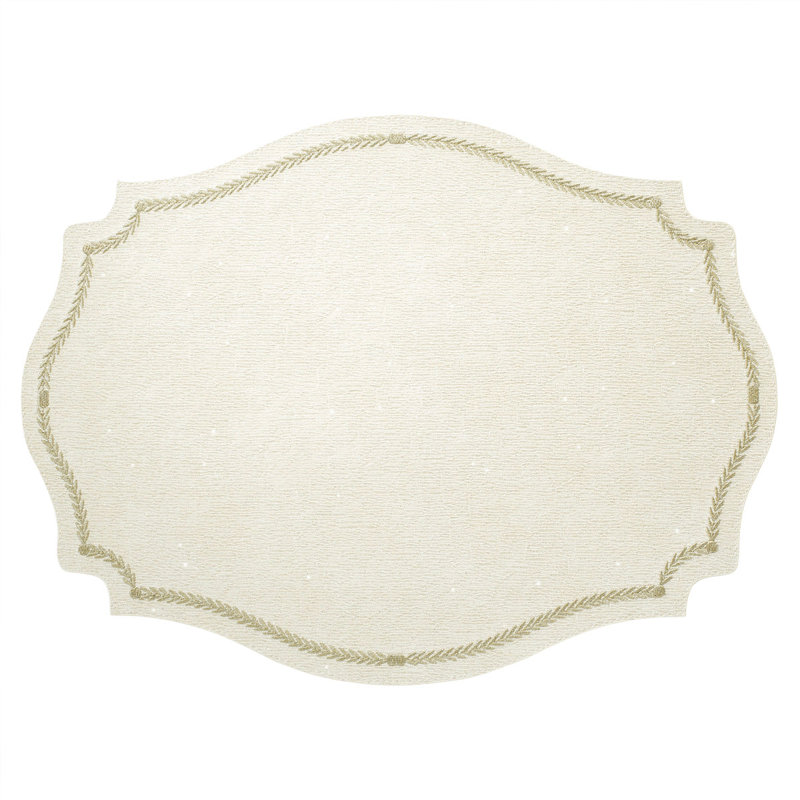 Regent Mats, Pearl/Tan