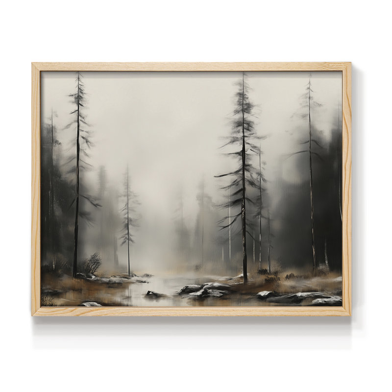«Chirstmas Art» - DCCDXLVII - Reproduction encadrée - Restickable, H 8 po x l 10 po, Naturel