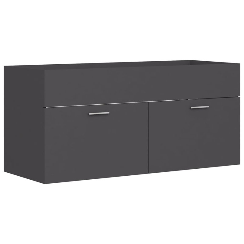 Ensemble de panneaux de particules en béton gris Toru, Gris