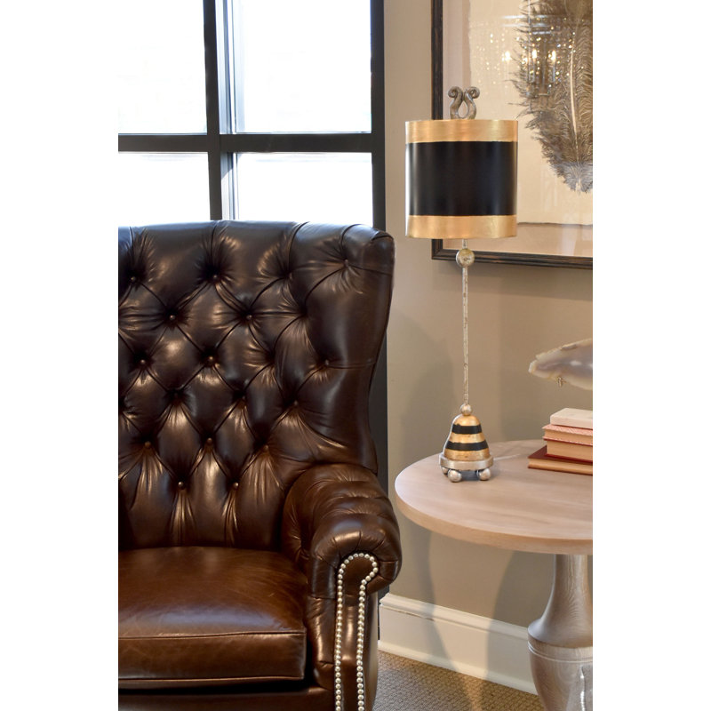 Black & Gold Accent Table