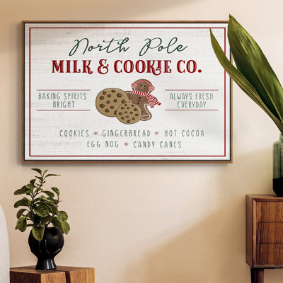 Toile tendue avec châssis Milk and Cookie