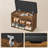 Storage Bench With Padded Seat-1085708298
