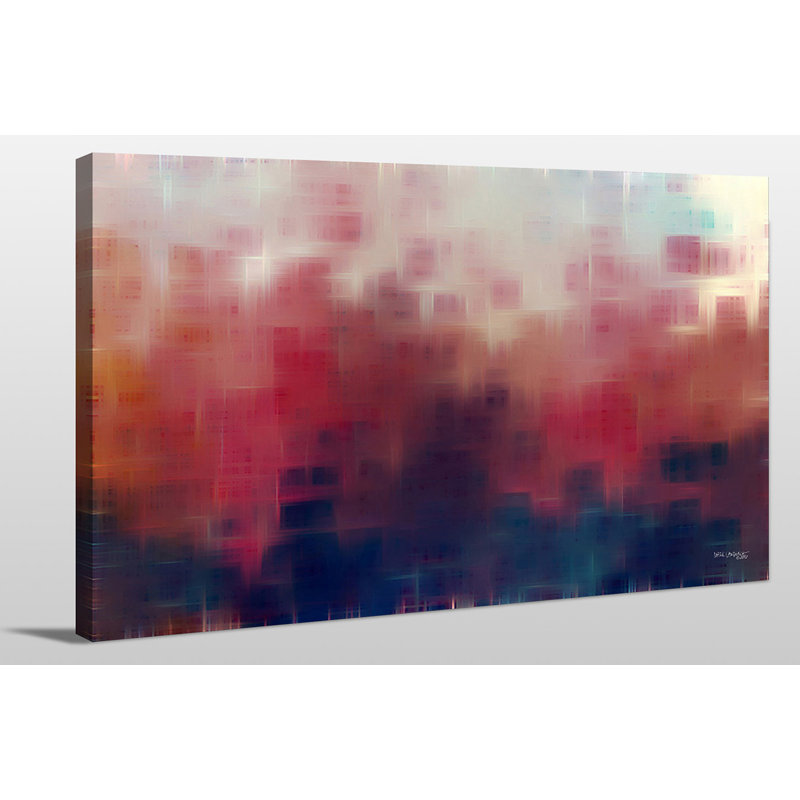 « my arc-en-ciel », reproduction d’art sur toile, H 24 po x l 40 po, Toile tendue