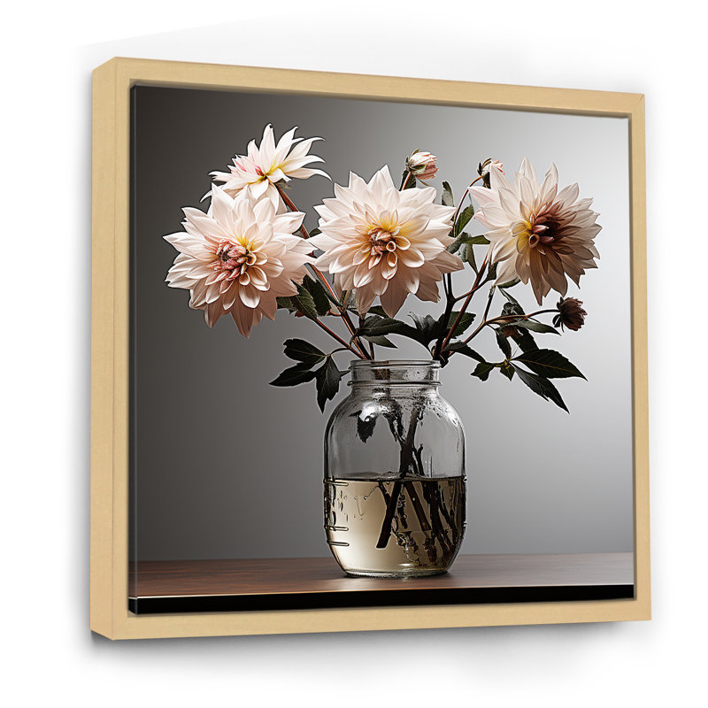 «Mums Minimalisme Dream Photo I» sur toile, Cadre naturel flottant, H 36 po x l 36 po x P 1,5 po