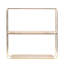 Aber 2 Piece Square Accent Shelf-980731959