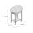 Oval Solid Wood Side Table-14827747