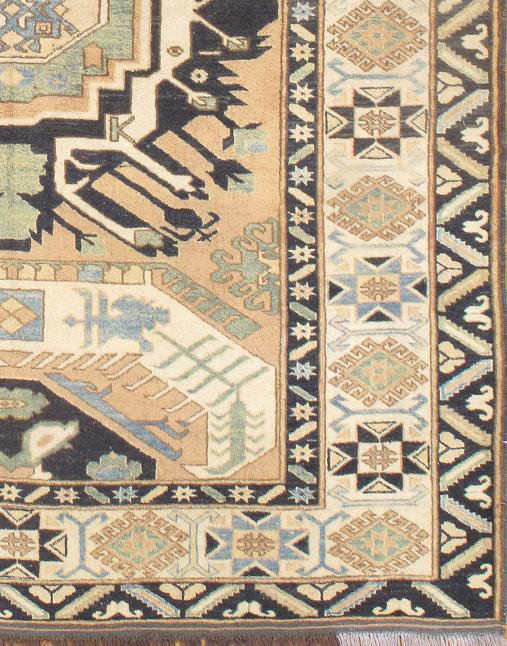 Kazak Wool Southwestern Area Rug