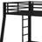 Compact Metal Bunk Bed With Attached Ladder-1212472650