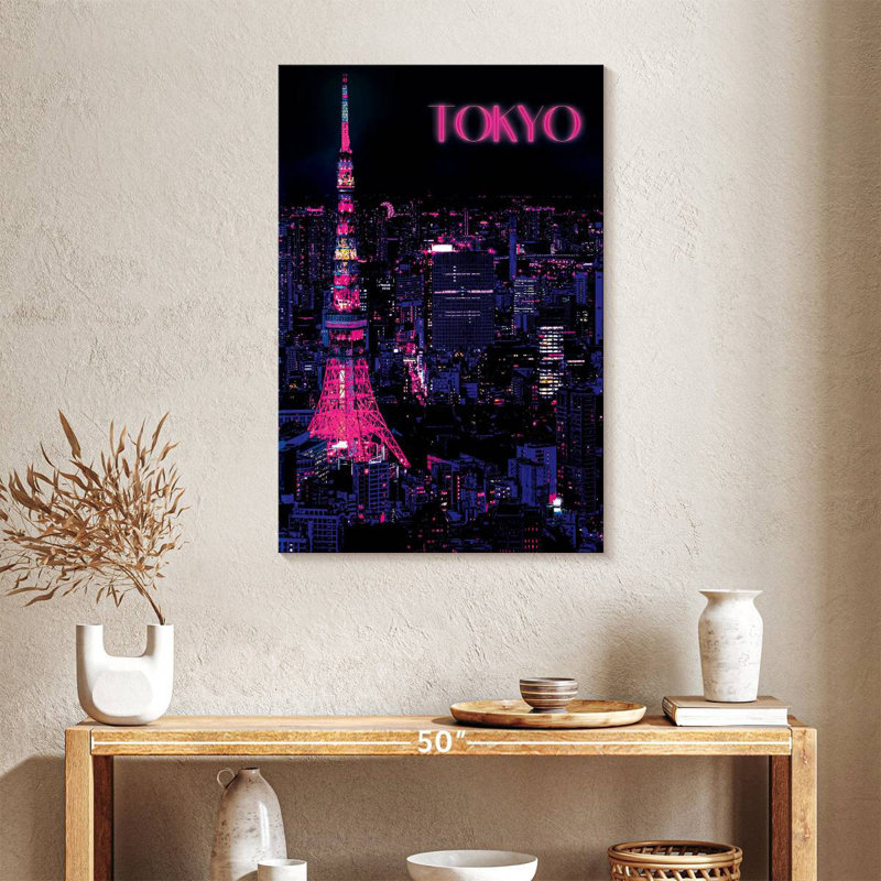 Sireci Neon Tokyo, 36" H x 24" W