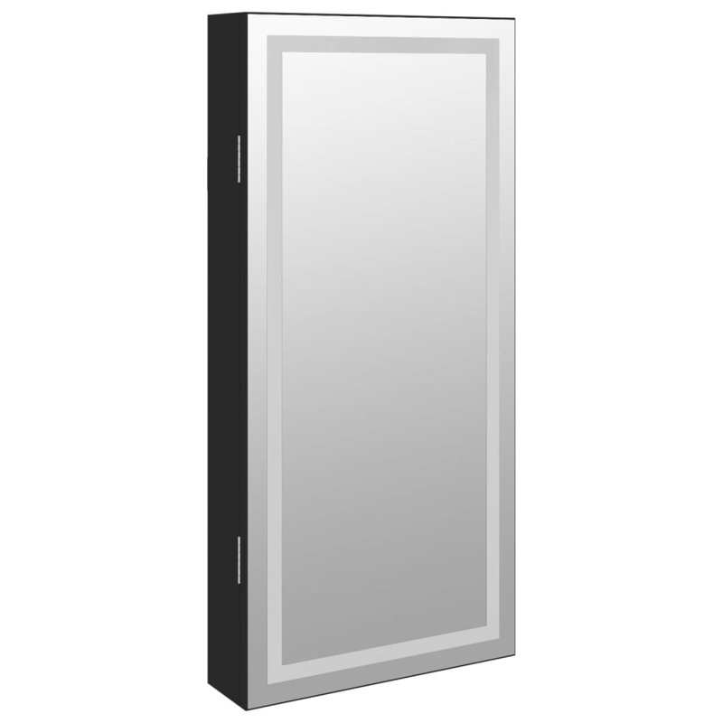 Adalai Jewelry Armoire, Black