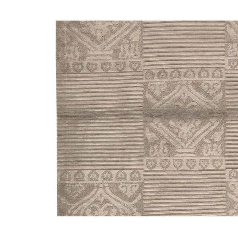 Striped Area Rug in Brown/Cream