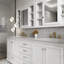 Ensemble de meuble-lavabo mural 80 po