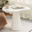 Table d'appoint en forme de nuage blanc crème