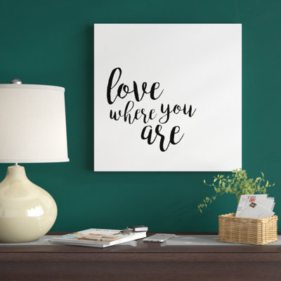 «Quotable V», art textuel sur toile