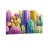 Plants & Flowers Colorful Cacti Art Print Pattern-490577790
