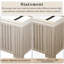 Cadre de lit plateforme en bois avec tête de lit, aucun sommier nécessaire, lit sur pied, assemblage facile, très grand lit, beige-129592062-129592066